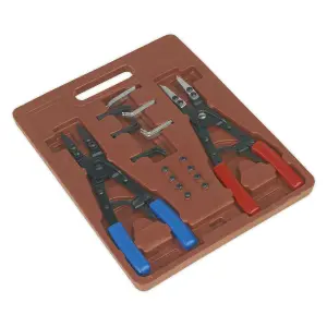 Sealey Circlip Pliers Set Internal/External 265mm S0553