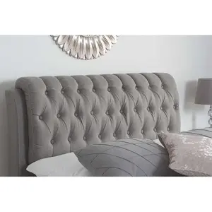 Birlea Valentino Double Bed Grey