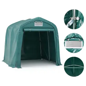 Berkfield Garage Tent PVC 1.6x2.4 m Green