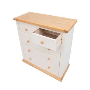 Trevi 5 Drawer Chest of Drawers Wood Knob