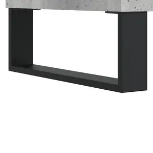 Berkfield TV Cabinet Concrete Grey 69.5x30x50 cm Engineered Wood