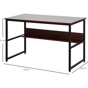 Magoon Computer Desk Brown