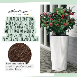 LECHUZA TERRAPON Peat-Free Soil for Outdoor Plants Organic Perlite Potting Compost for Indoor Plants 6 Liter