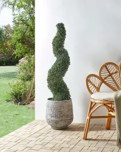 Artificial Plant BOXWOOD SPIRAL TREE Green