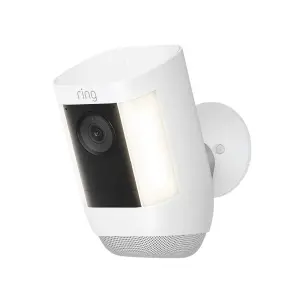 Ring Spotlight Cam White Smart battery-powered IP camera Pro