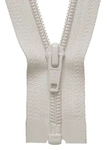 NYLON O/E ZIP 51CM - Nylon Open End Zip: 51cm: Ivory - YKK