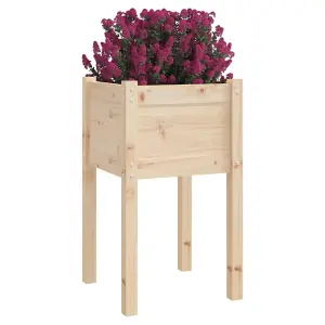 Berkfield Garden Planter 40x40x70 cm Solid Pinewood