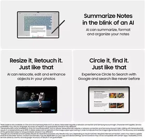 Samsung Galaxy Tab S9 Tablet With Bluetooth S Pen, Android, 8GB RAM, Galaxy AI, 128GB, Wi-Fi, 11"