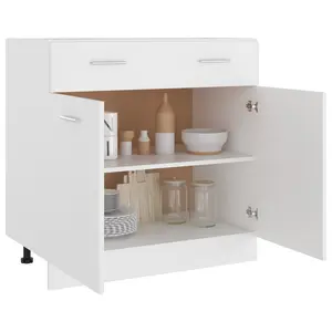 81.5cm Kitchen Pantry White