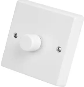 Varilight 1000W 1 Gang 2 Way Dimmer - White - White Dimmers - IQP1001W - In Stock At CEF