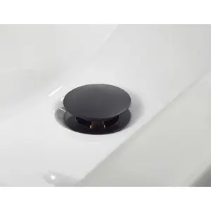 Round Clicker Bathroom Sink Drain