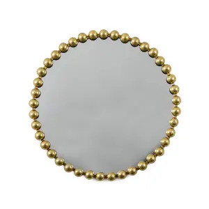 Callanan Round Metal Framed Wall Mounted Accent Mirror Gold