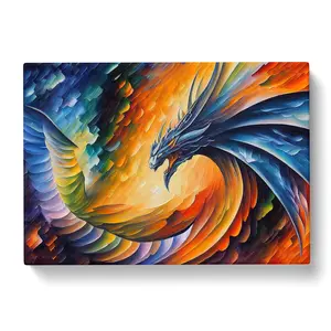 Dragon Vol.2 - Wrapped Canvas Graphic Art 50cm H x 76cm W x 3cm D