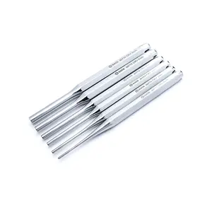 Sata 6Pc Pin Punch Set Chrome Plated Finish To Resist Corrosion