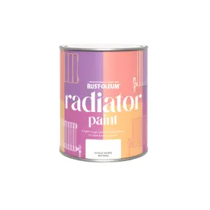 Rust-Oleum Chalk White Matt Radiator paint, 750ml