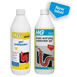 HG Drain and Plug Unblocker Gel 1L