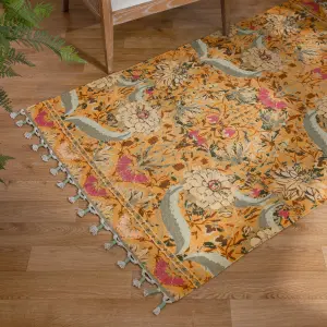 Wylder Nature Charais Floral Tasselled Rug