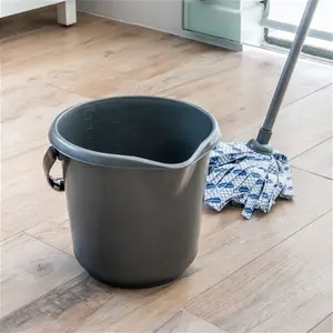 Addis Metallic Bucket, 10L, Grey