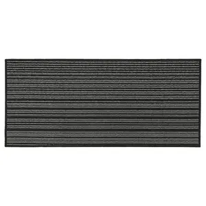  Non-Slip Indoor Door Mat Black / Rectangle W57 x L150 cm