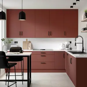 Ethos Matt tuscan red Standard Clad on base panel (H)934mm (W)640mm