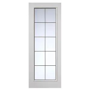 Decima White Glazed Internal Door