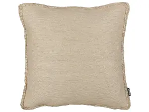 Throw Cushion ELLIOTTIA Jute 45 x 45 cm Solid Beige