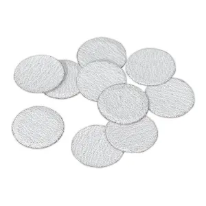 Sealey Hook-and-Loop Sanding Disc Diameter 50mm 120 Grit Pack Of 10 White SA701D120G