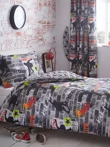 Tricks Single Duvet Cover and Pillowcase