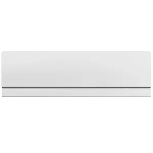 Cooke & Lewis Hadley White Front Bath panel (H)51cm (W)170cm