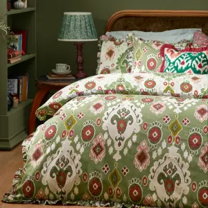 Paoletti Dawson Ikat Reversible Duvet Set