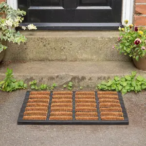 Nicola Spring Heavy Duty Scraper Door Mat - 60cm x 40cm