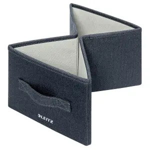 Leitz Velvet Grey 2-Pack Fabric Storage Box with Lid Small