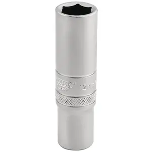 Draper 3/8" Square Drive 6 Point Metric Deep Socket 12mm 16580