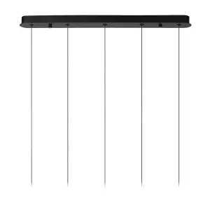 Lucide KLIGANDE - Pendant light - LED Dim. - 5x7,8W 2700K - Black