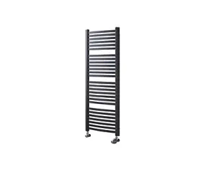 Ximax K4 Anthracite 2905BTU Vertical Towel radiator (W)580mm x (H)1710mm