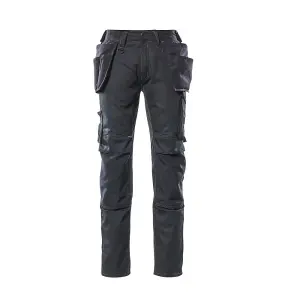 Mascot Unique Lightweight Trousers with Holster Pockets (Black)  (30.5) (Leg Length - Long)