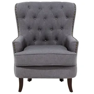 Armchair VIBORG II Fabric Dark Grey