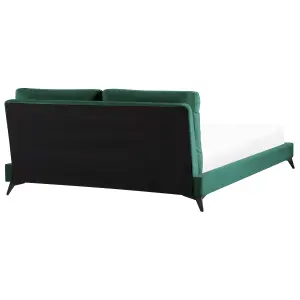 Velvet EU Super King Size Bed Green MELLE