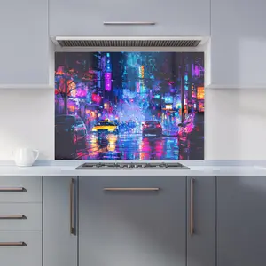 Dante Mercer: 00024 Premium Glass Kitchen Splashback W900mm x H650mm