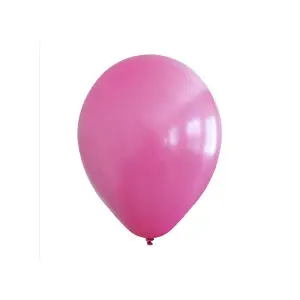 Kalisan Latex Retro Balloons (Pack of 100) Fuchsia (One Size)