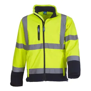 Yoko Mens Hi-Vis Sofshell Jacket (Pack of 2)