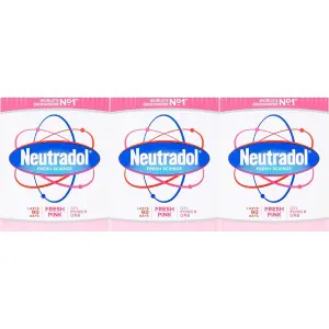 Neutradol Fresh Pink Gel Power Orb, 135ml (Pack of 3)