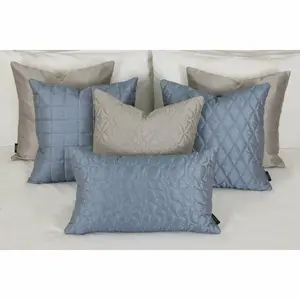 Bloxom Square Throw Cushion Wedgewood Blue / 60 x 60cm