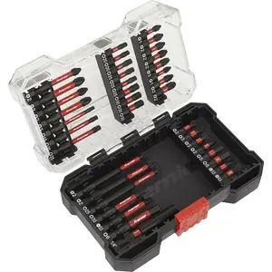 Comprehensive 38 Piece Impact Grade Power Tool Bit Set with Durable S2 Steel Bits and Storage Case