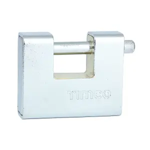 Timco - Armoured Rectangular Padlock (Size 90mm - 1 Each)