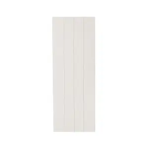 GoodHome Verbena Matt cashmere painted natural ash shaker Standard End panel (H)960mm (W)360mm