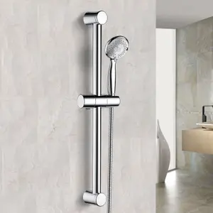 Nes Home Parka Thermostatic Slider Rail Bar Shower Mixer Valve + Slider Rail Kit