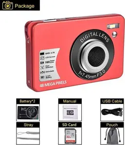 Digital Camera 2.7K Compact Digital Camera 48Mp Mini Camera With 16X