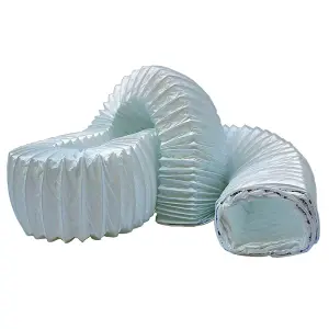 Kair PVC Rectangular Flexible Hose 150mm x 70mm - 3 Metre Length