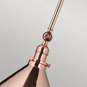 Luminosa Provence 1 Light Indoor Wall / Ceiling Light Polished Copper, E27